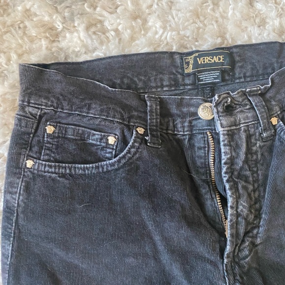 Versace Corduroy Flare Jeans - Picture 8 of 10